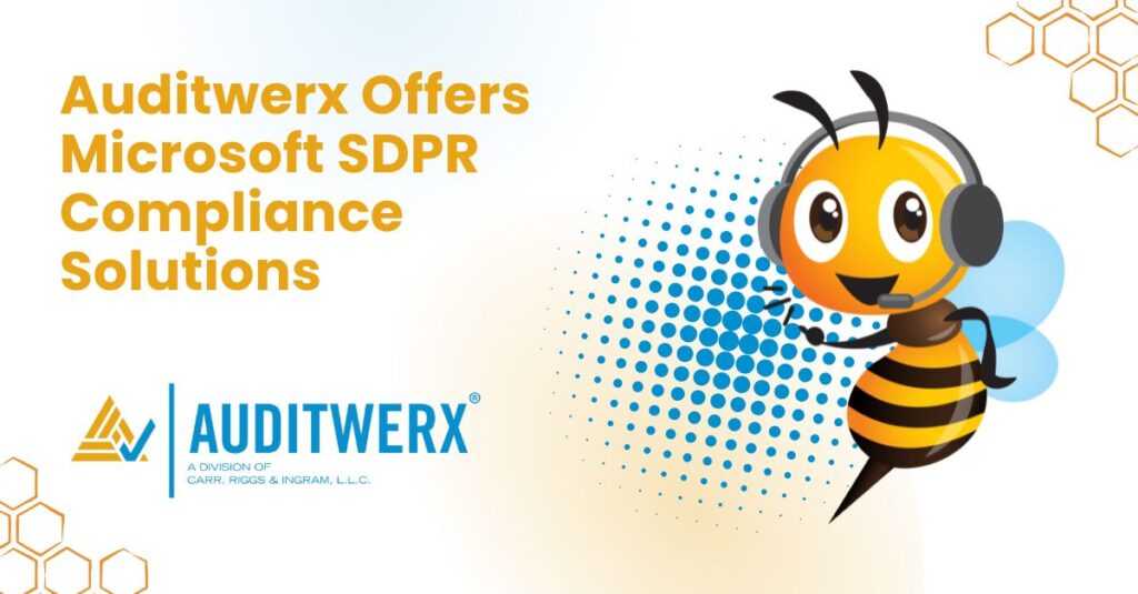 Blog Auditwerx Offers Microsoft SDPR Compliance Solutions