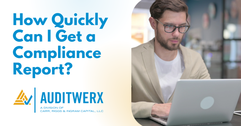 AuditwerxBlog How Quickly Can I Get a Compliance Report