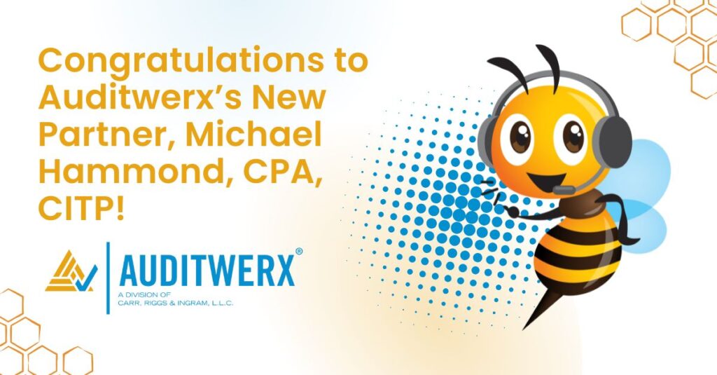 Blog Congratulations to Auditwerx’s New Partner, Michael Hammond, CPA, CITP!